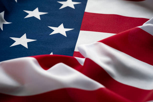 istock American flag in the sunlight close-up 2177357933