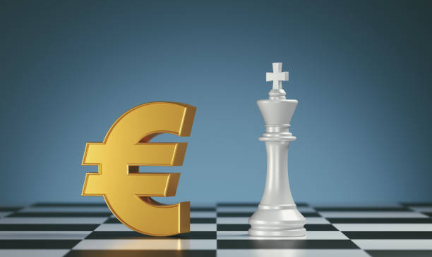 istock Euro Symbol And Chess 2177360806