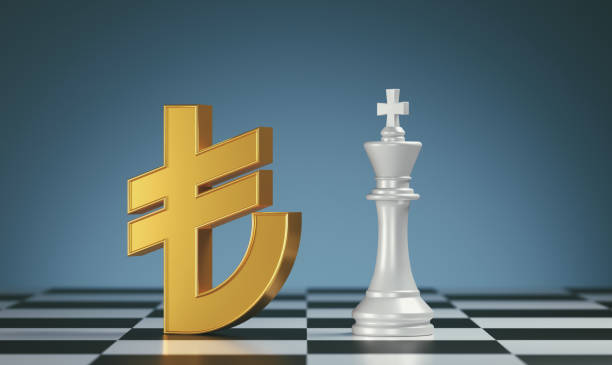 istock Turkish Lira Sign And Chess 2177360829