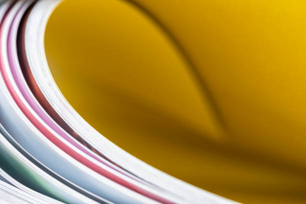 istock A creative close-up of a book showcasing dynamic curves and abstract lines 2177361629