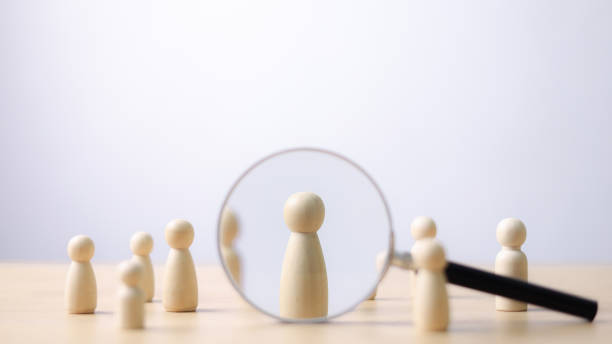 istock Hr, HRM, Human resources management concept. Wooden cube block print screen person. teamwork concept. 2177366268