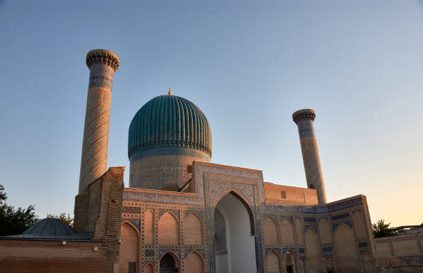 istock Blue Dome and Minaret of Timur's Mausoleum in Samarkand 2177370257