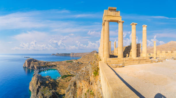istock cropolis temple in Lindos, Rhodes 2177371635
