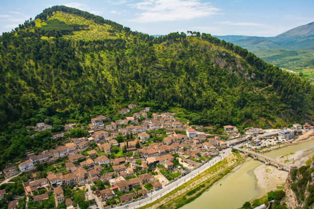 istock Berat in Albania Viewed From Old Town 2177371848