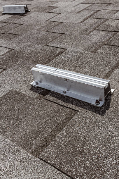 istock Roof mounting brackets for solar panels 2177372491