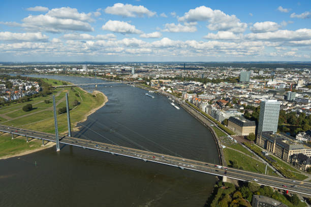 istock view of Dusseldorf and the Rhine 2177372674