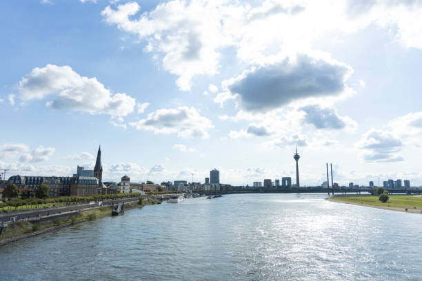 istock view of Dusseldorf and the Rhine 2177372805