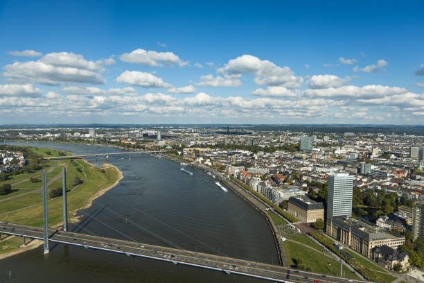 istock view of Dusseldorf and the Rhine 2177372851