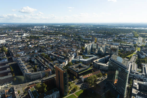 istock view of Dusseldorf 2177372859