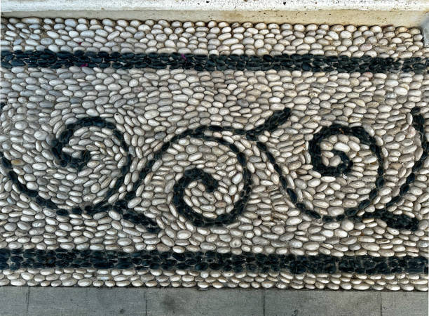 istock An External Floor Covering Formed by Arranging Pebbles 2177379041