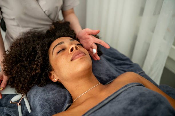 istock Relaxing Spa Facial Treatment 2177381142