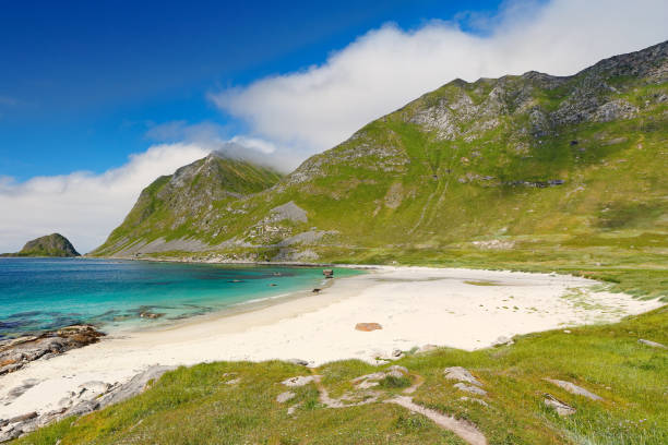 istock The exotic Uttakleiv beach at Lofoten islands, Norway 2177383047