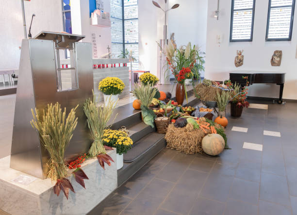 Thanksgiving in a Catholic Church