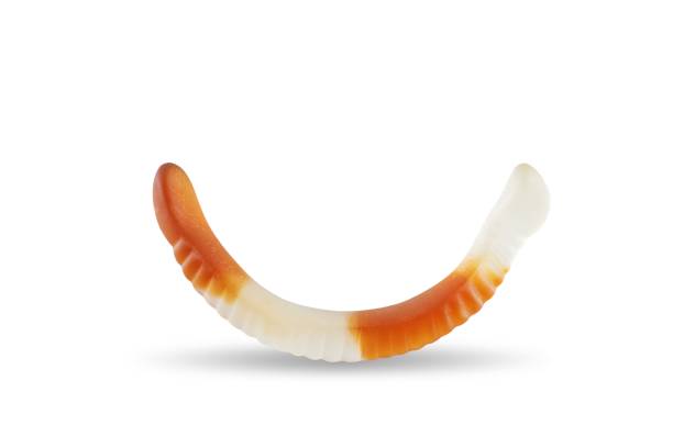 istock Marmalade in the form of worm on a white isolated background 2177384049