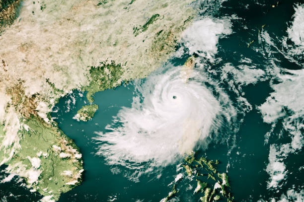 istock Typhoon Krathon 2024 Cloud Map South China Sea 3D Render Color 2177385341