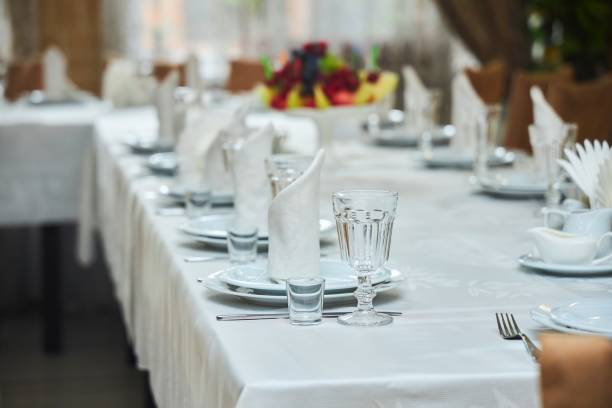 istock The setting of the festive table. Holiday decoration. 2177392374