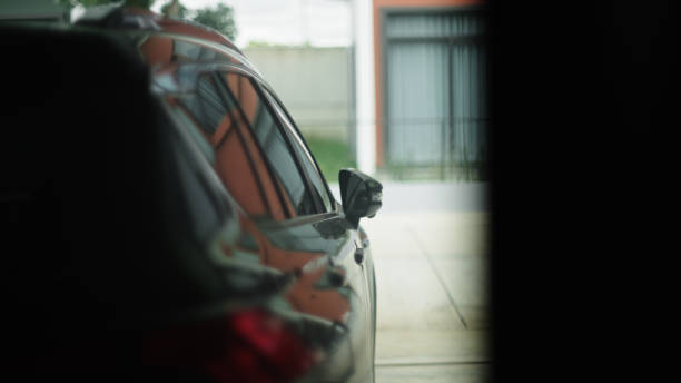 istock Woman open car door. 2177393510