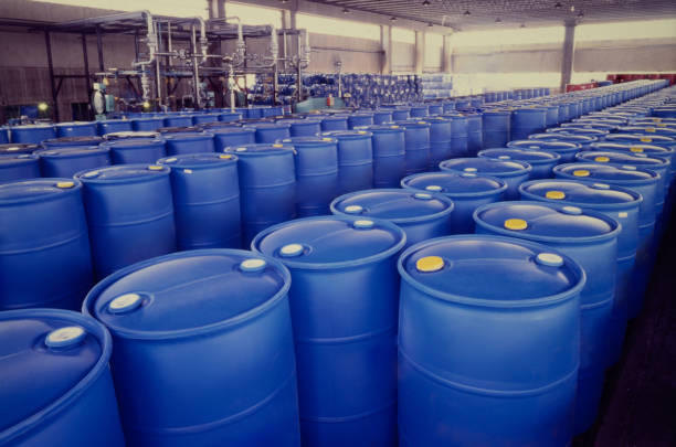 istock Production and storage of lubricating oil. 2177394414