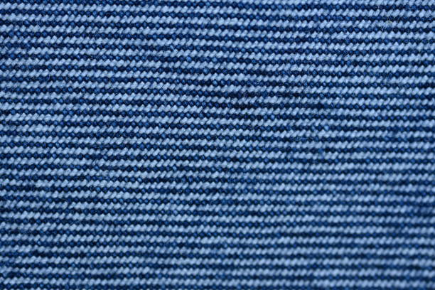 macro blue denim texture, blue denim texture as background close up photo from above