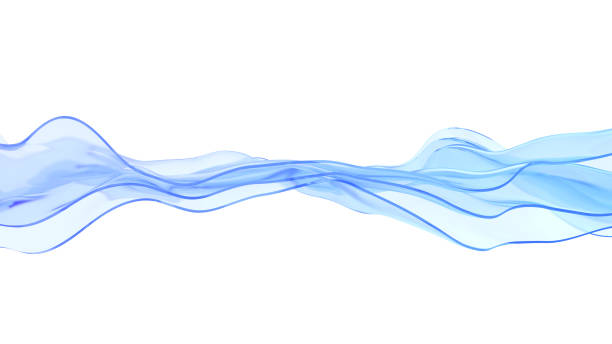 istock Abstract glass background. Glassmorphism. Geometric. Blue and violet. Translucent. Waves. 2177415191