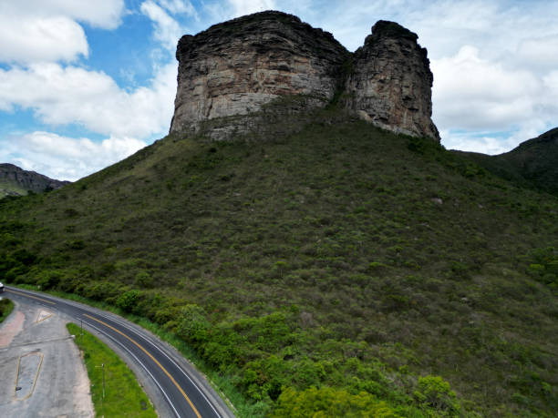 palmeiras, bahia, brazil - february 4, 2024: view from Morro do Pai Inacio, in the municipality of Palmeiras, Chapada Diamantina region.