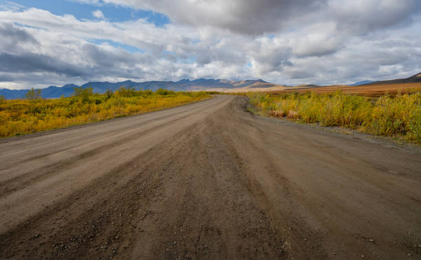 istock Dempster Highway in Tombstone Territorial Park 2177433429