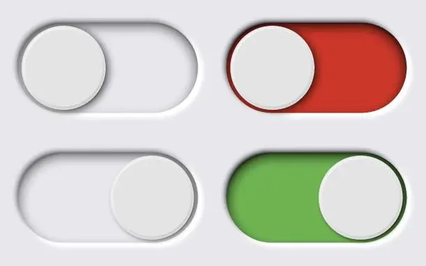 Free easy toggle switch ui Illustrations & Vectors | Templates, Icons ...