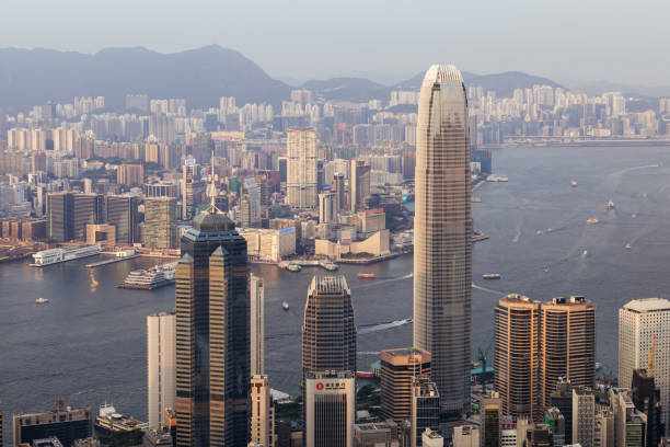 istock Hong Kong Skyline at Dusk in China 2177437910