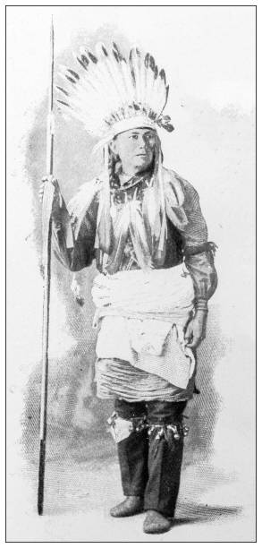 Antique image: Native North Americans, Crooked Nose, Cheyenne