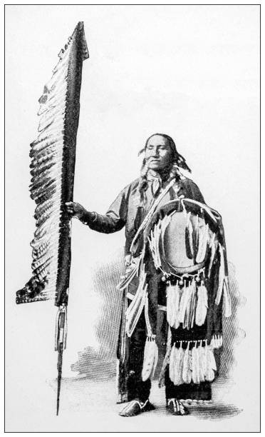Antique image: Native North Americans, Black Horse, Arapahoe