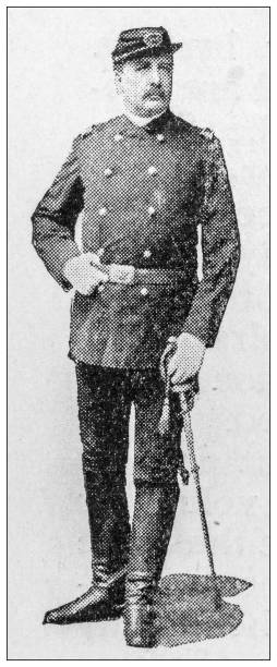 istock Antique image: National guards of Pennsylvania and its antecedents, a soldier 2177443879
