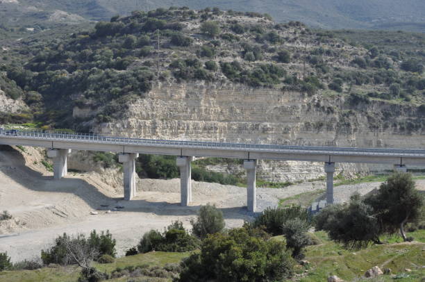 istock Road bridge with cars 2177445112