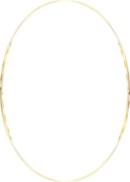 istock Gold oval Frame gold frames Picture Frame luxury golden frame gold picture frame golden border vector framework banner Gilded Frame Ornate decoration decorative element template isolated background frame picture wedding frames anniversary 2177449416