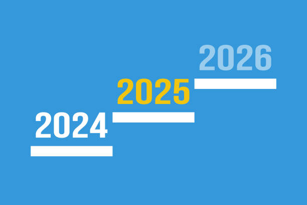 2024 2025 2026 Step By Step Growth Concept Flat Vector Step By Step 2024 2025 2026 Step By Step Growth Concept Flat Vector Step By Step Success Concept 