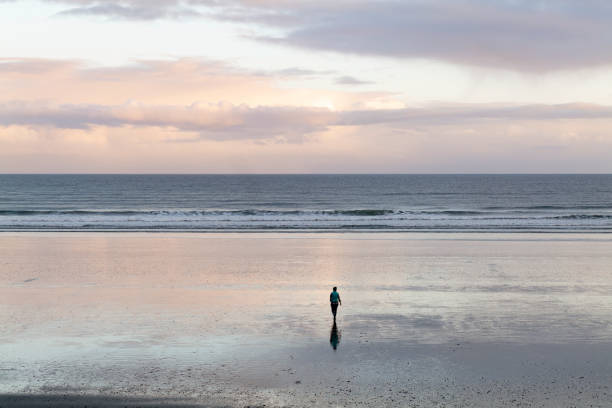 Senior women looking at sea