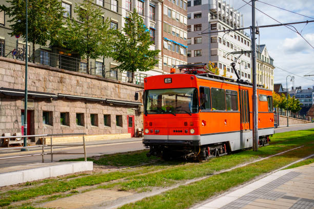 istock Electric trolley Oslo Norway 2177459398