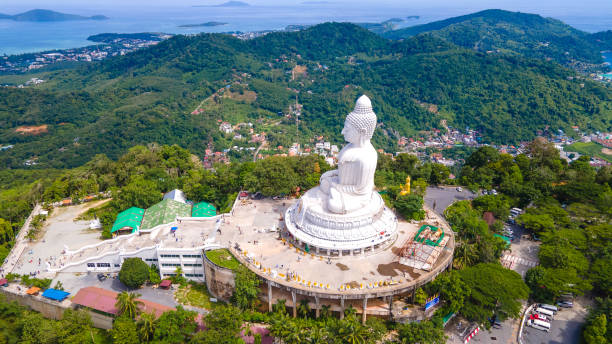 istock Wide angle view of the Big White Buddha, 2177468033