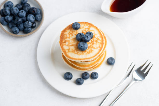 istock Small crepes or pancakes with blueberries 2177469404