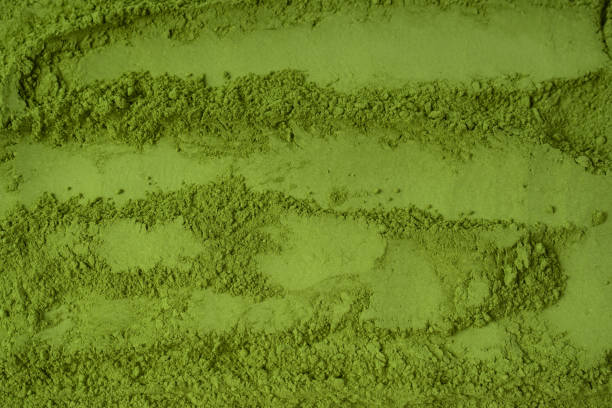 istock Matcha tea, matcha powder as a background. 2177473420