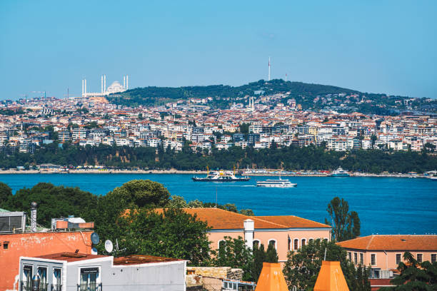 istock Scenic View of Istanbul with Bosphorus and Cityscape 2177481913
