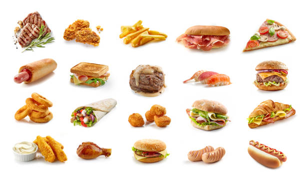 istock Set of various fast food 2177483181
