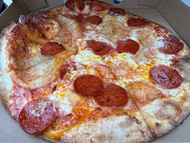 istock Delicious Pepperoni Pizza in a Box 2177489249