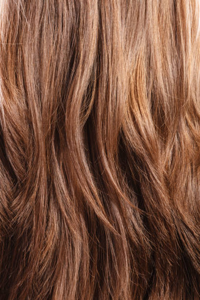 istock Natural brown hair closeup background 2177491518
