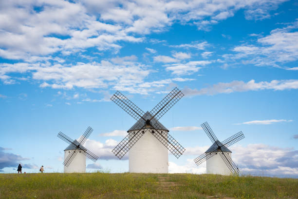 La Mancha is a region in central Spain famous throughout the world for its windmills, immortalized by Cervantes in his well-known novel Don Quixote of La Mancha. In spring its landscapes explode with beauty and color.