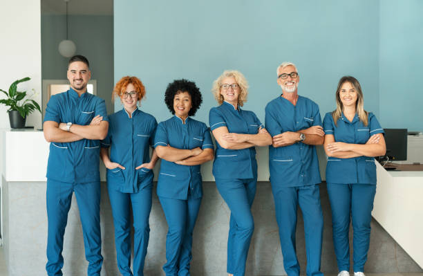 istock Group of doctors looking at the camera. 2177492990