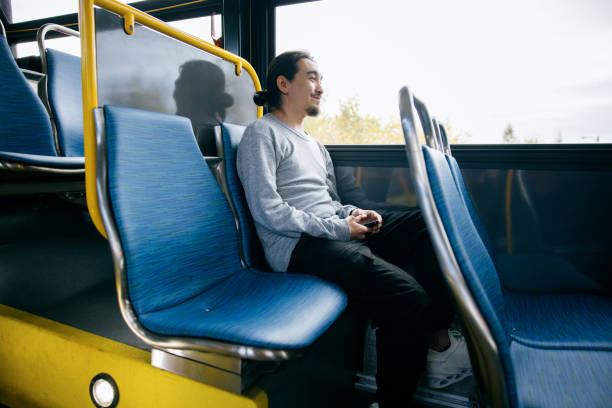 istock Adult Man Riding Anchorage Public Transit 2177495821