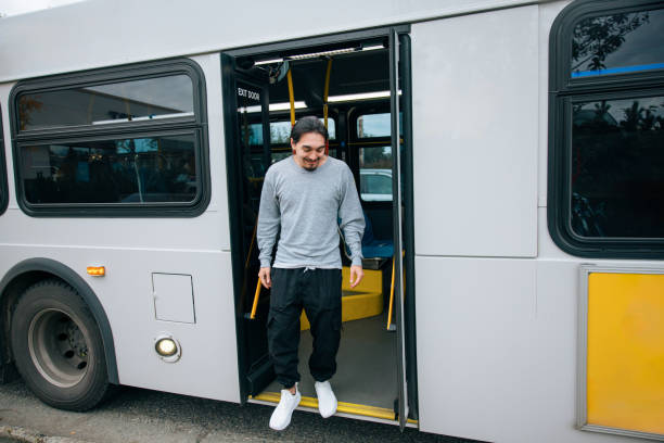 istock Adult Man Riding Anchorage Public Transit 2177495901