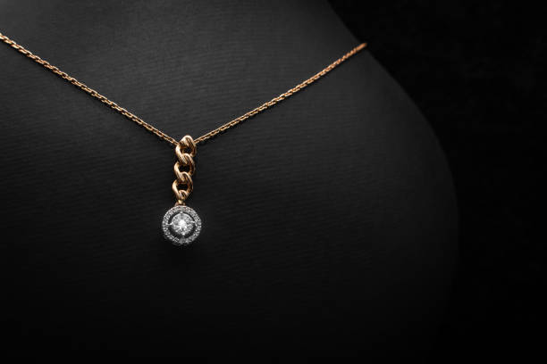 Close-Up Of Old-Fashioned Jewelry In Box On White Background