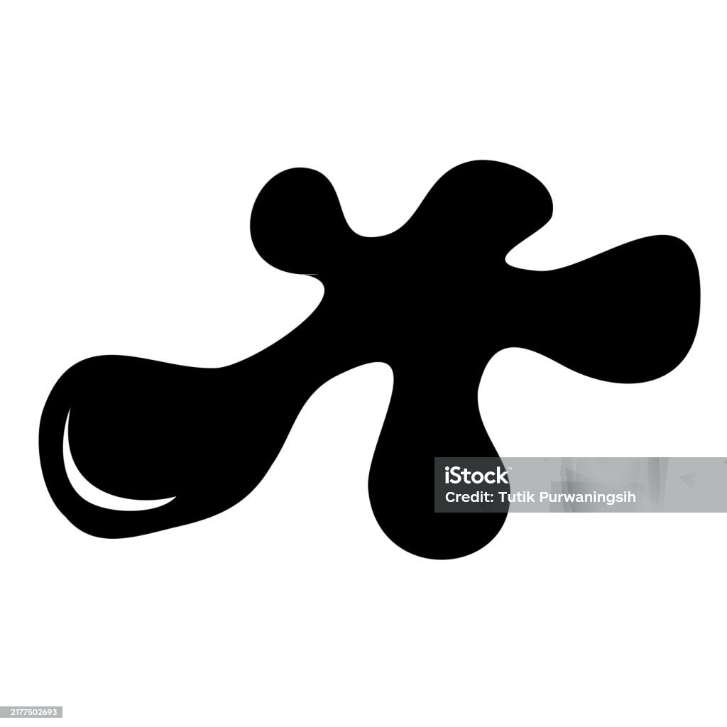 Splash Abstract Shape Splash Abstract Shape Simple Vector Hand Draw Sketch Doodle Stock ...