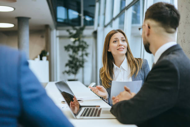 istock Concerned executive discussing with a coworker 2177508042